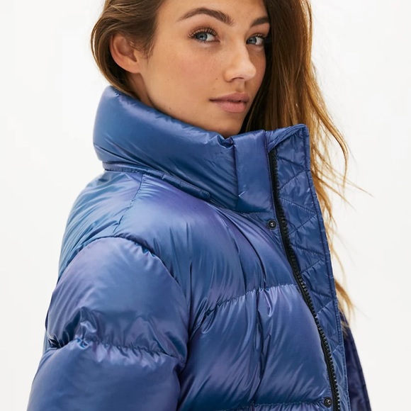 TNA super puffer jacket iridescent 3X small - Picture 5 of 7